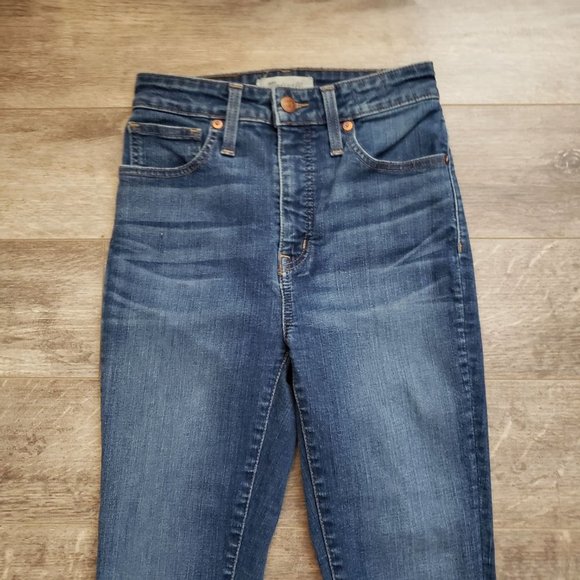 Madewell Jeans Women’s Curvy High Rise Skinny Blue 25 - Picture 4 of 11